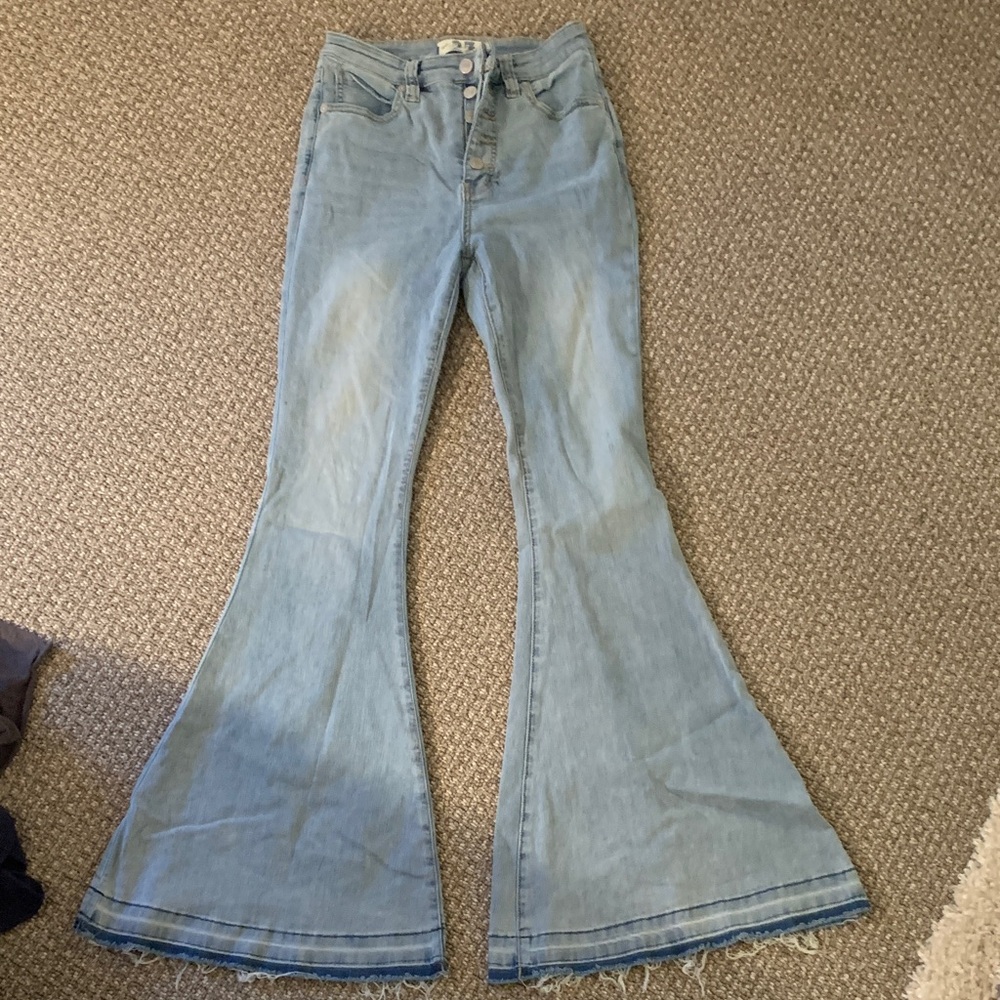 We The Free Light Blue Flare Jeans
